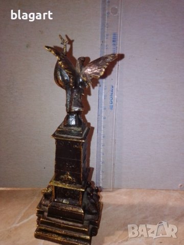 Бронз,пластика "Ангел на победите", снимка 2 - Антикварни и старинни предмети - 42822628