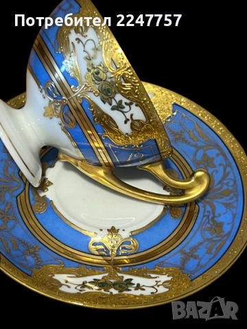 Уникален двоен сет порцелан находка, снимка 3 - Антикварни и старинни предмети - 51482762