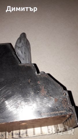 настолен часовник френски /запазен/, снимка 4 - Антикварни и старинни предмети - 39041974