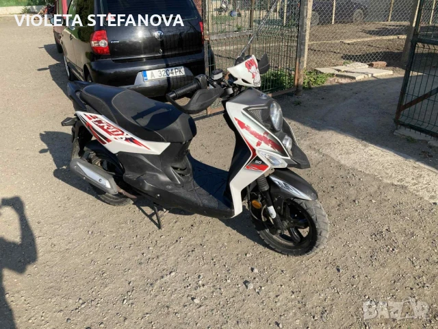 Четиритактов мотор SYM CROX 2020г. 50 кубика, снимка 2 - Мотоциклети и мототехника - 50329166