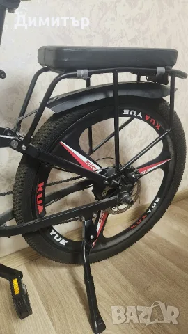 Електрически велосипед JINGHMA R3, Сгъваем, 800 W, 26", 12.8 Ah, 21 скорости, 45km/h, Черен, снимка 8 - Велосипеди - 56192768