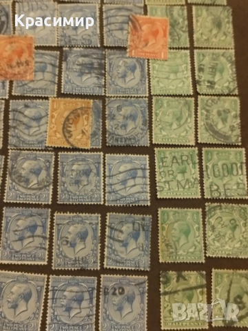 British Stamp - King George 5 .80 Броя !, снимка 5 - Филателия - 52425819