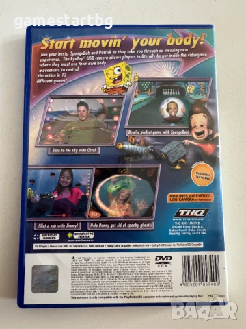 Spongebob Squarepants Movin with Friends за PS2, снимка 2 - Игри за PlayStation - 51396338