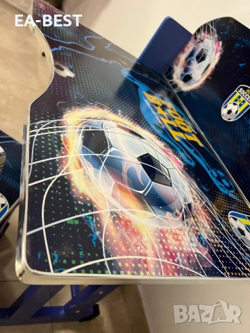 🎯 Детска регулируема маса и стол – ФУТБОЛНА СЕНЗАЦИЯ за малки шампиони! ⚽🏆, снимка 11 - Мебели за детската стая - 51368496