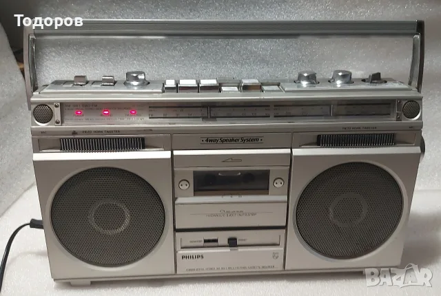 Philips D8423 Stereo Radio Cassette Recorder , снимка 14 - Радиокасетофони, транзистори - 55780342