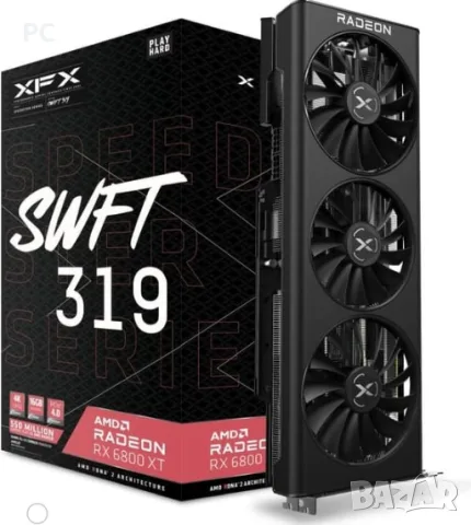 Видео карта RX 6800 XT 16GB XFX Speedster SWFT Radeon Като нова