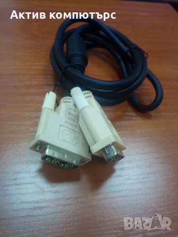 Кабел 1.8m DVI-D Cable Single Link M-M 18+1pin, снимка 1 - Кабели и адаптери - 30166772