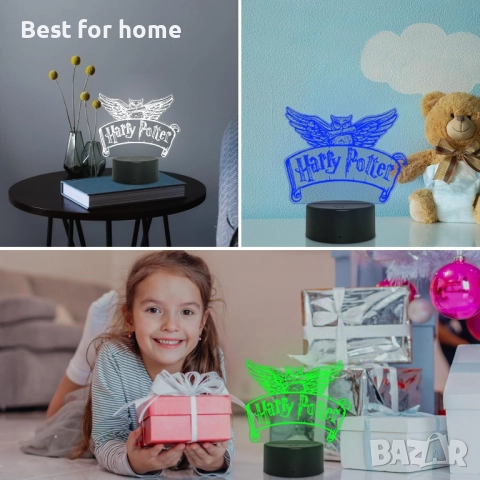 Лампа Хари Потър, снимка 4 - Настолни лампи - 52217908