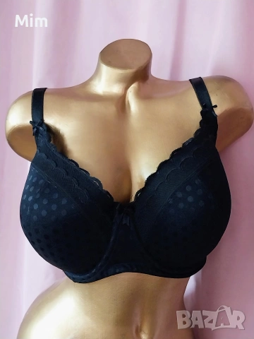 C&A 95 E Черен сутиен на точки за едра дама 