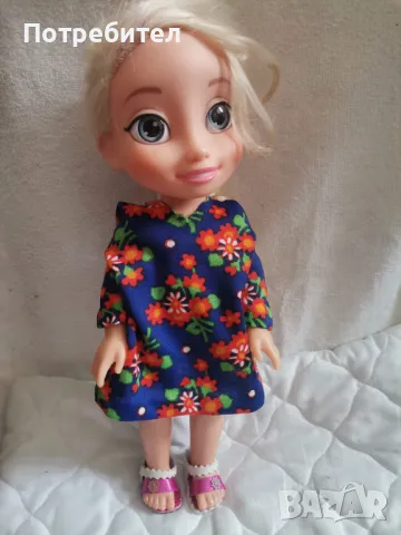 Кукла Елза Дисни с рокля и обувки