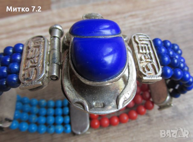 сребърна гривна - 13, снимка 8 - Гривни - 31796500