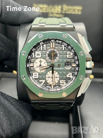 Audemars Piguet Royal Oak Offshore Chronograph 44mm Black Pink Gold Различни Варианти, снимка 7 - Мъжки - 54047710