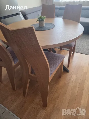 Продавам 4 стола и маса, снимка 2 - Столове - 56251107