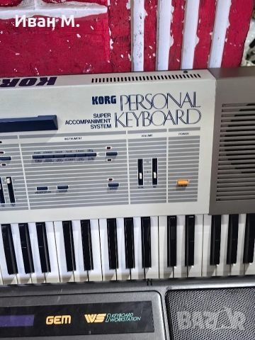 два синтезатора GEM и KORG , снимка 12 - Синтезатори - 52719122
