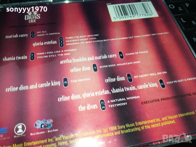 DIVAS LIVE CD 0703241522, снимка 9 - CD дискове - 44654052
