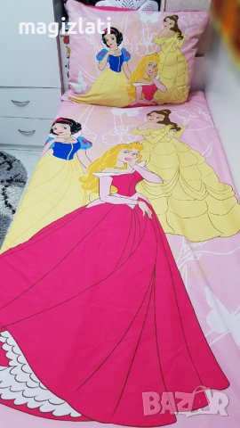 Спален комплект Принцеси, снимка 3 - Спално бельо и завивки - 37590088