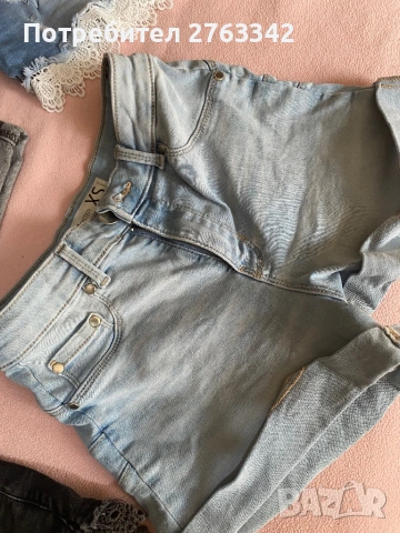 Къси дънки Xs размер, снимка 4 - Къси панталони и бермуди - 54098082