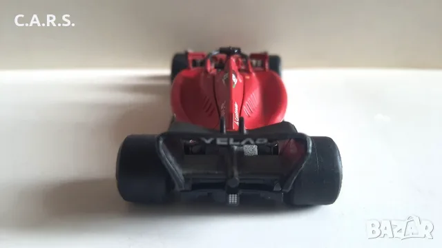 Bburago FERRARI F1-75 Shell Bluetooth - Мащаб 1:41, снимка 5 - Колекции - 56129022