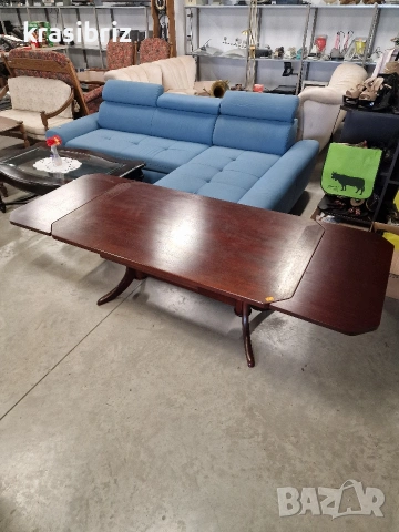 Масивна Разтегателна Маса с Повдигащ механизъм-внос от Германия!, снимка 5 - Маси - 53944225