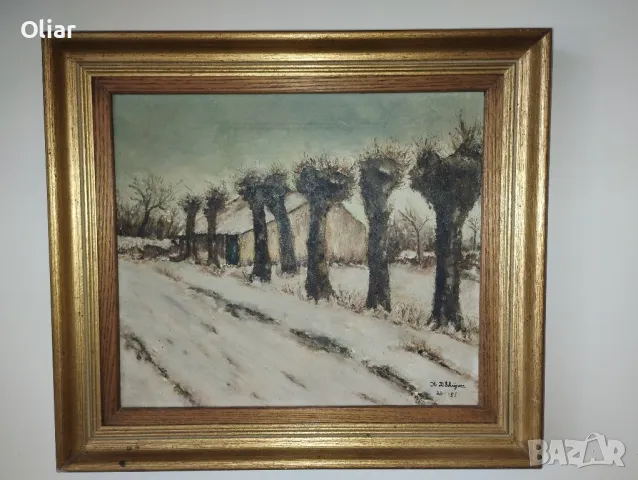 Чудесна картина, пейзаж. Масло. , снимка 2 - Картини - 47399391