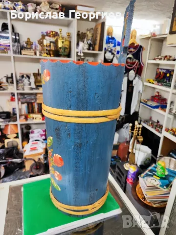 Дървена поставка за чадъри, снимка 8 - Антикварни и старинни предмети - 49711796