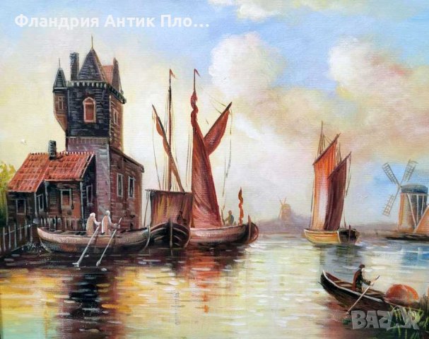 Пейзаж Венеция - голям , снимка 2 - Картини - 42907762