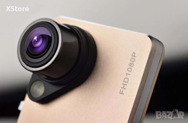 Стилен DVR в златисто или черно с 2,4 инча екран и голям ъгъл на виждане AC81, снимка 3 - Аксесоари и консумативи - 52482170