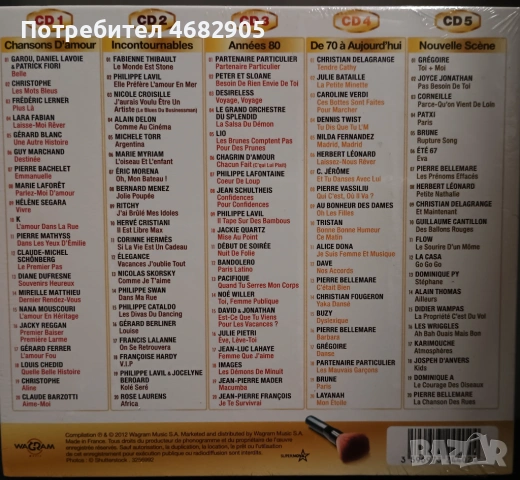 Chansons francaises, снимка 2 - CD дискове - 53161182