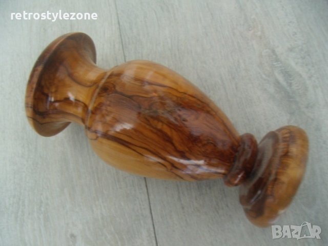 № 6375 стара дървена ваза , снимка 3 - Други ценни предмети - 37299869