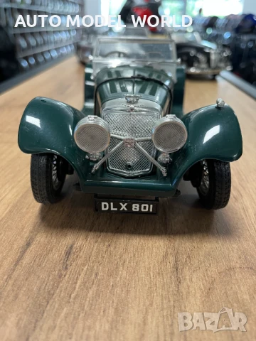 BBURAGO колекционерски модел JAGUAR SS100 ROADSTER 19937г. 1:18, снимка 5 - Колекции - 51300623