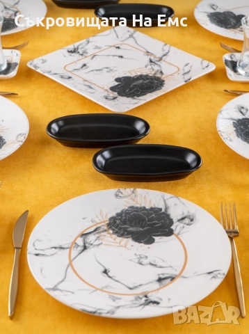 Сервиз за Хранене от 23части Acar 🖤, снимка 4 - Сервизи - 52370392
