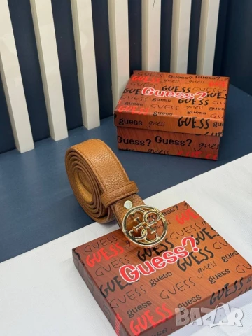 колани от естествена кожа в кутия guess , снимка 6 - Колани - 50640246