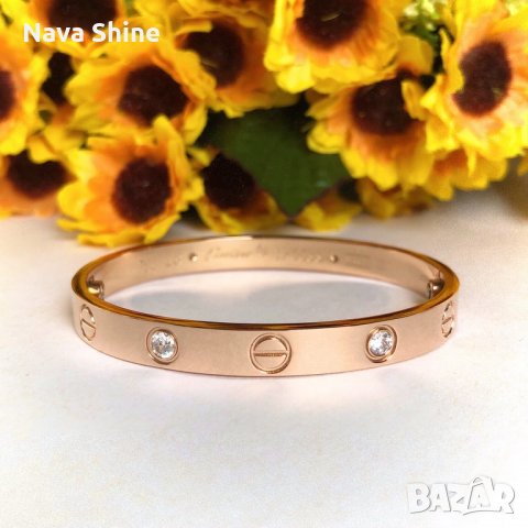 Cartier гривни от медицинска стомана / Гривна Супер качество, снимка 5 - Гривни - 31156909