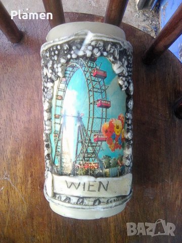 Сувенирна декоративна свещ от град Виена, снимка 1 - Други ценни предмети - 38922541
