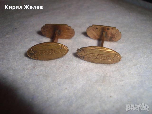 СТАРИННИ БРОНЗОВИ ПОЗЛАТЕНИ БУТОНЕЛИ с ИЗЯЩНА РЕТРО ОРНАМЕНТИКА 12351, снимка 2 - Антикварни и старинни предмети - 37597068