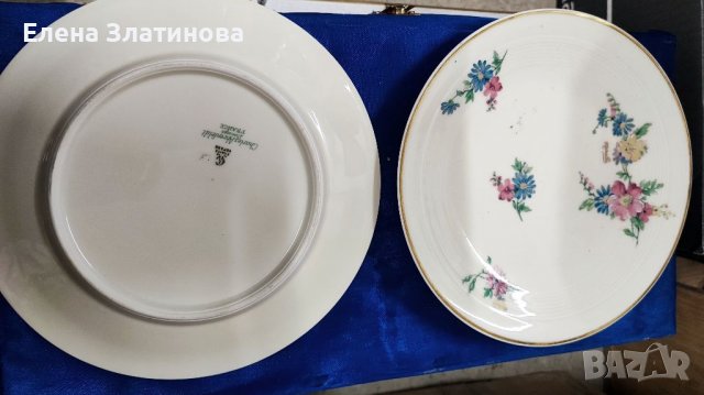 Порцелан LIMOGES десертни чинии , снимка 2 - Чинии - 37673649
