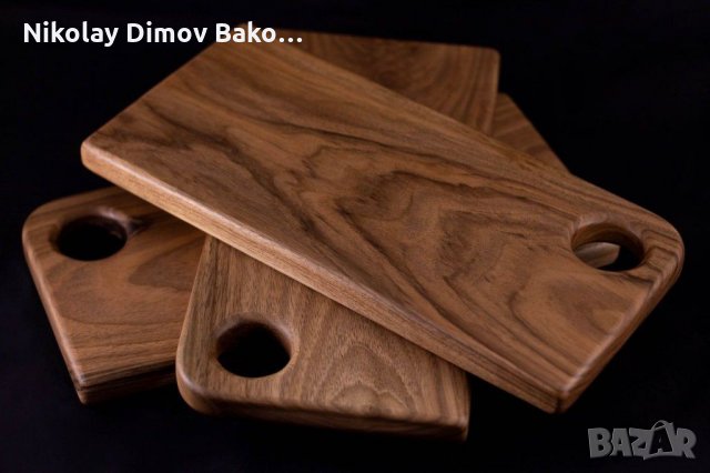 Дъска за сервиране / дъска за рязане от орех, снимка 6 - Аксесоари за кухня - 30410096