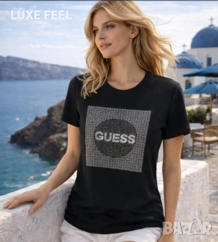 Guess✨ Chanel ✨ Памучни Тениски , снимка 3 - Тениски - 54008461