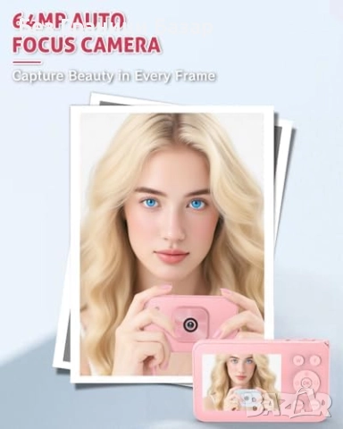 Нова Ултратънка 4K камера 64MP за влог и пътувания – компактен модел, снимка 2 - Камери - 52158293