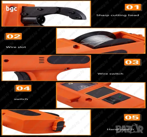 Нова Машина за Арматура Връзване арматура ARM600 - машина за полупрофесионална работа, снимка 8 - Други машини и части - 49629728