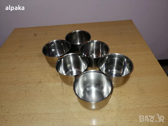 Продавам чашки алпака за крем карамел, снимка 3 - Прибори за хранене, готвене и сервиране - 45573589