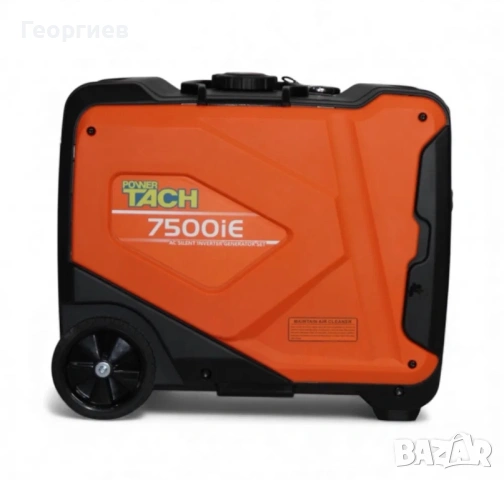 Инверторен генератор TACH 7500iE Dual Fuel – 5.8 kW (бензин/газ), снимка 3 - Други машини и части - 53244472