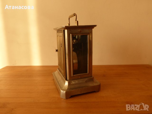  Немски настолен механичен часовник с латерна JUNGHANS Юнгханс Жокер 1920 г, снимка 9 - Антикварни и старинни предмети - 44202747