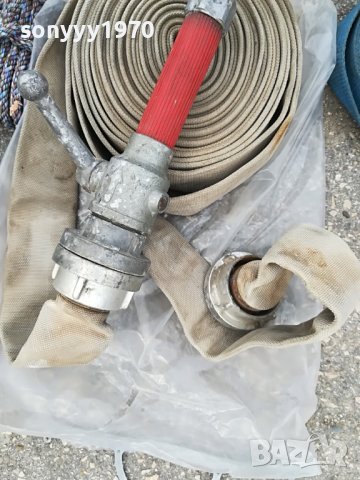 ПОЖАРЕН МАРКУЧ СЪС СТРУЙНИК 0804231736, снимка 11 - Антикварни и старинни предмети - 40302565