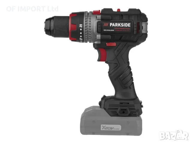 Безчетков Ударен Винтоверт PARKSIDE Performance PSBSAP 20 Li-C3, снимка 2 - Винтоверти - 47785201