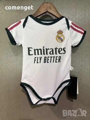 NEW 26/27! Бебешки бодита Liverpool, Arsenal, Man United, Chelsea, Real Madrid, Barcelona, снимка 3 - Бодита за бебе - 53760328