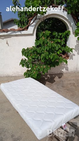 Детски бебешки матрак BAMBOO 60/120/12 см с мемори възглавница, снимка 4 - Бебешки легла и матраци - 37063381