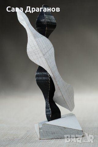 Малка пластика от дърво "Прегръдка", снимка 7 - Статуетки - 40359862