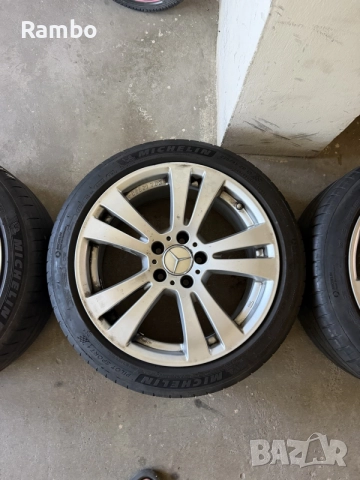 Алуминиеви джанти Mercedes 225/45 ZR17 Michelin
5x112
, снимка 4 - Гуми и джанти - 55952483