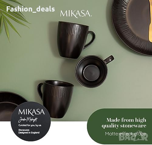 Нов Елегантен Комплект Чаши 4 броя MIKASA 420ml Подарък дом кухня, снимка 2 - Други стоки за дома - 42824419